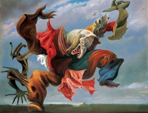 El Angel domético o El triunfo del Surrealismo - 1937 - óleo sobre lienzo