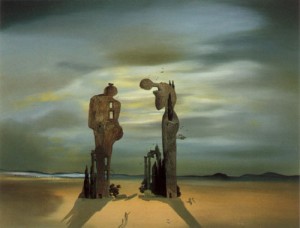 Salvador Dalí, 1935 - Reminiscencia de "El Angellus" de Millet,