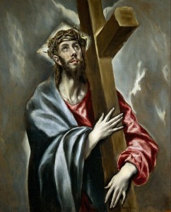 Cristo abrazado a la cruz (El Greco, 1597-1600, Museo Nacional del Prado)