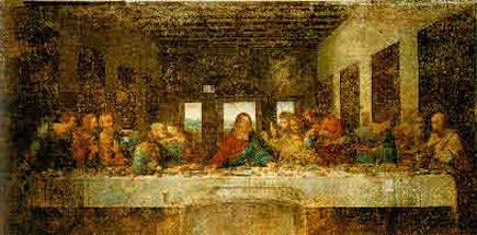 La última cena - Leonardo da Vinci, 1495-1497