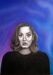 Claudia Moreno - Pastel y lápiz compuesto